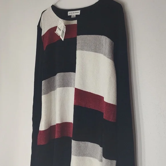 New August Max Woman Sweater Long Sleeve Multicolor Size 1X - Picture 3 of 9